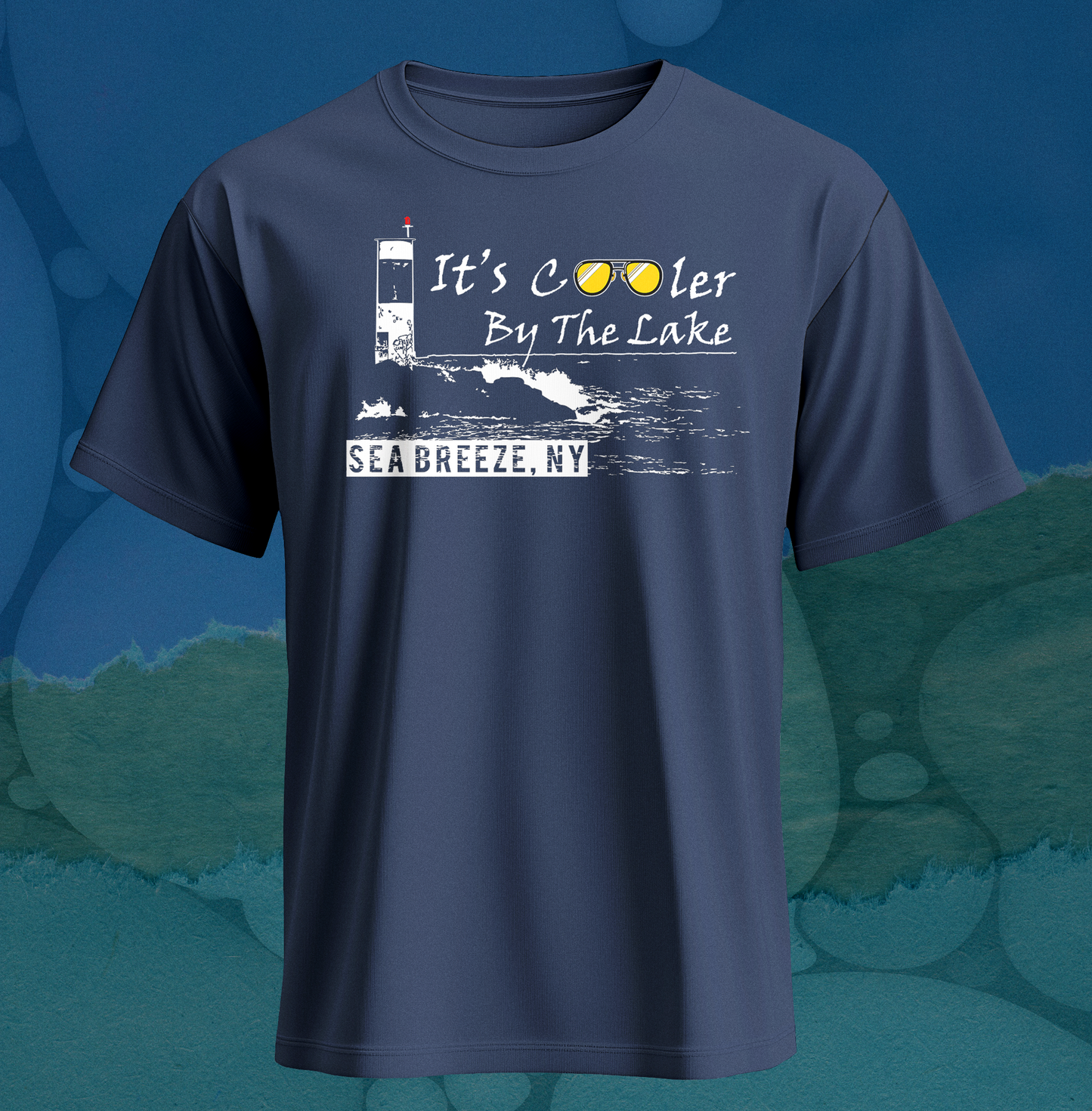 Sea Breeze, NY - It's Cooler By The Lake Shirt