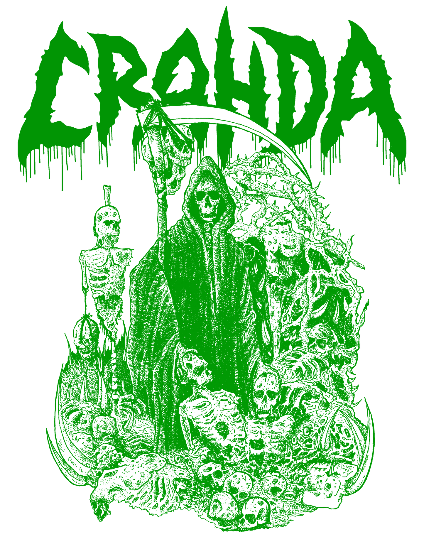Crahda - Green Reaper Shirt