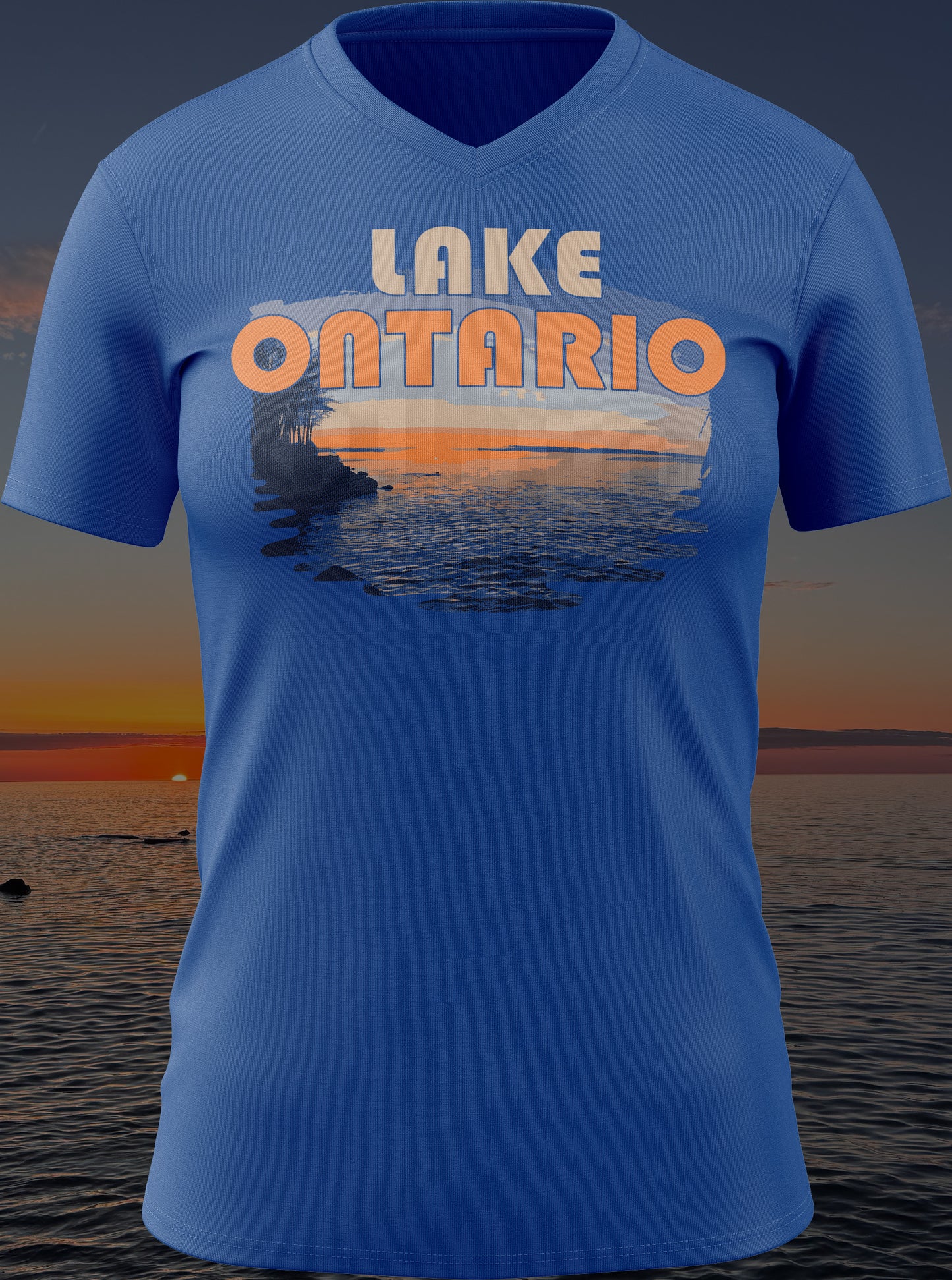 Lake Ontario - Ladies V-Neck