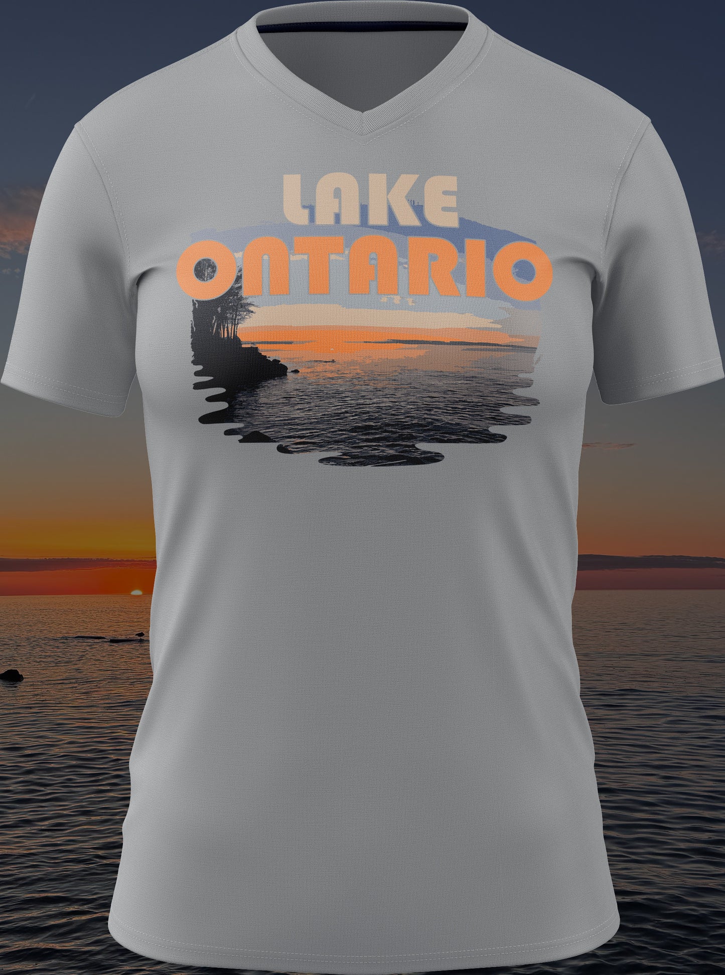 Lake Ontario - Ladies V-Neck
