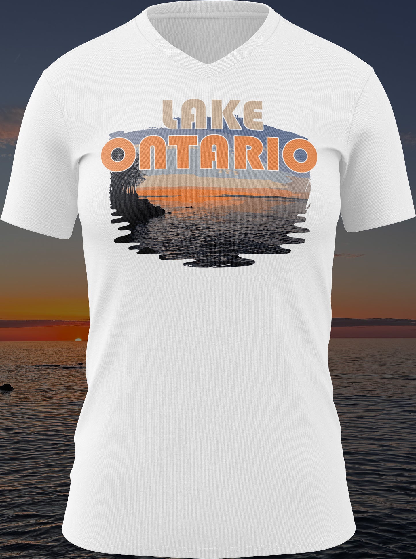Lake Ontario - Ladies V-Neck